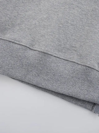 Leeho Two-Way Oversized Zip-Up Hoodie