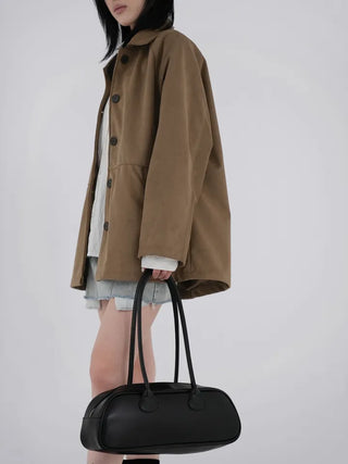 Gia Suede Half Coat