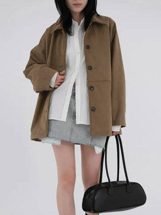 Gia Suede Half Coat