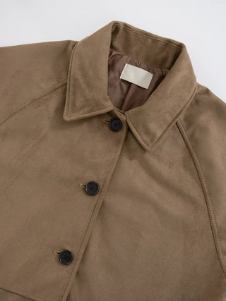 Gia Suede Half Coat
