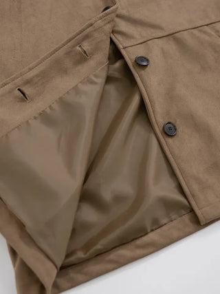 Gia Suede Half Coat