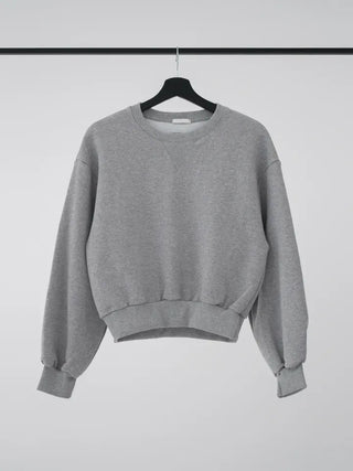 Lure Balloon Fit Basic Crop Sweatshirt