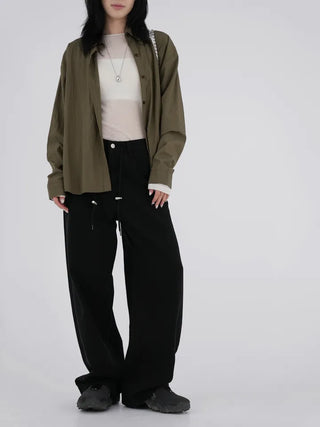 Zer String Denim Pants
