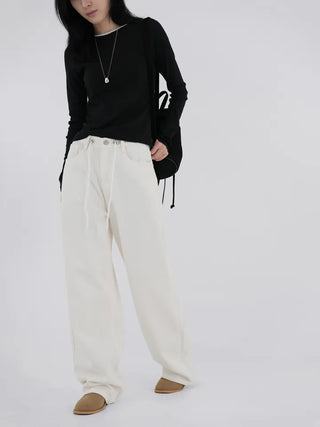 Zer String Denim Pants