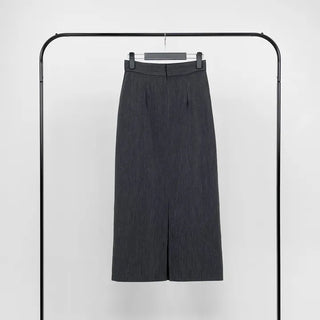 Hor One-Pocket Slit Long Skirt