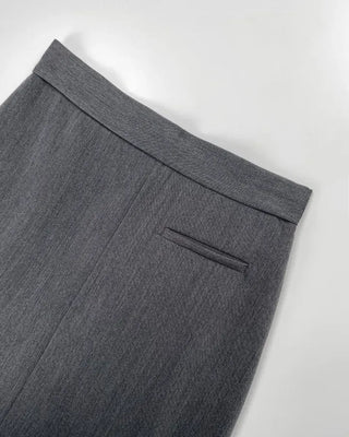 Hor One-Pocket Slit Long Skirt