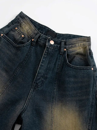 Miren Balloon Fit Washed Cut Denim