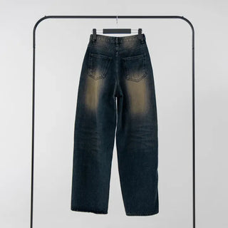 Miren Balloon Fit Washed Cut Denim