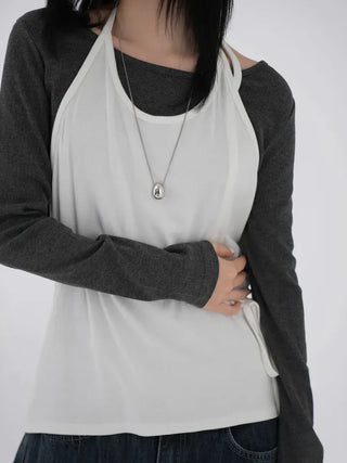 Et Halter Wrap T-shirt