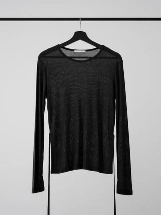 Porcelain slit wrap shirt