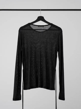 Porcelain slit wrap shirt