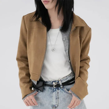 Rafi Slit Suede Jacket