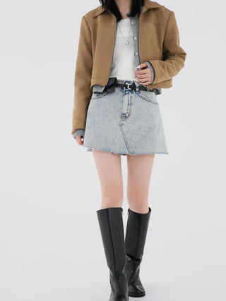 Rafi Slit Suede Jacket
