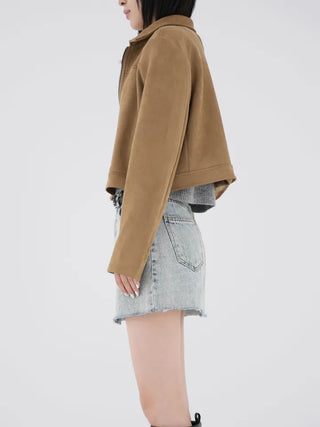 Rafi Slit Suede Jacket