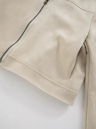 Rafi Slit Suede Jacket