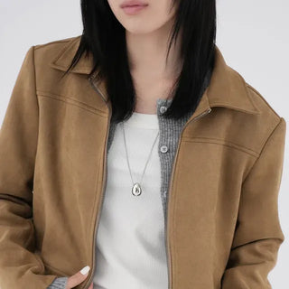 Rafi Slit Suede Jacket