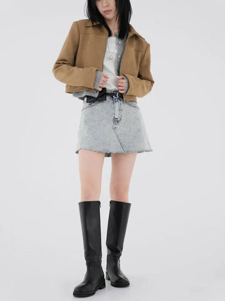 Rafi Slit Suede Jacket