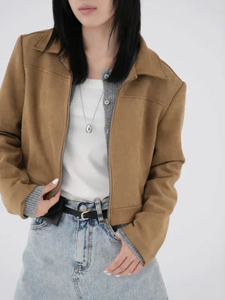 Rafi Slit Suede Jacket