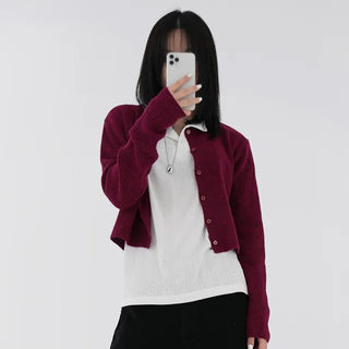 Winona Semi-Crop Cardigan