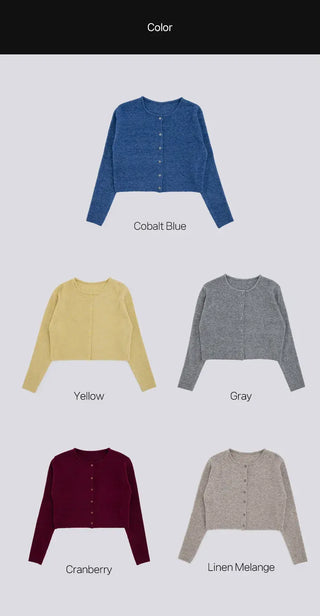 Winona Semi-Crop Cardigan