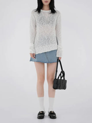 Raum denim skirt pants