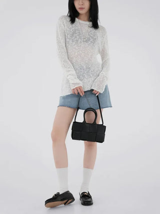 Raum denim skirt pants