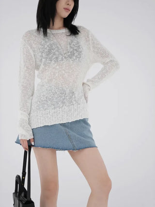 Raum denim skirt pants