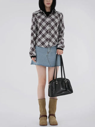 Raum denim skirt pants