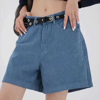 Seren corduroy half pants