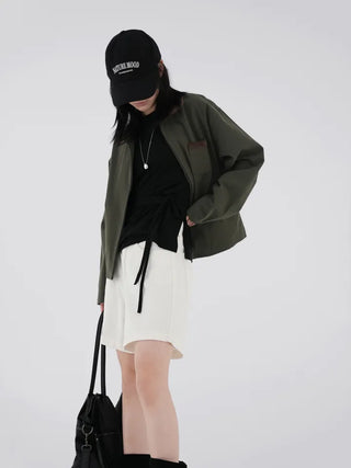 Seren corduroy half pants