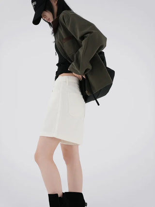 Seren corduroy half pants