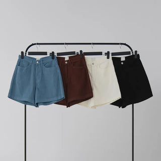 Seren corduroy half pants