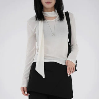 Ruring Muffler See-through T-shirt