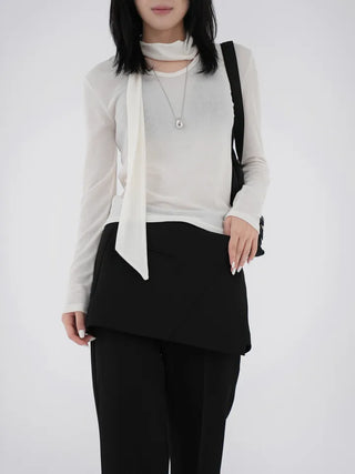 Ruring Muffler See-through T-shirt