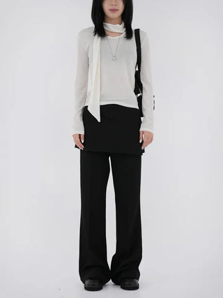 Ruring Muffler See-through T-shirt