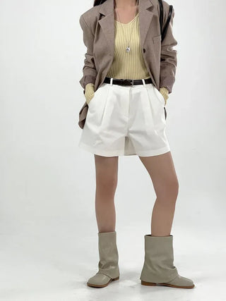 Murphy Heathered Three-Button Jacket