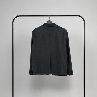 Murphy Heathered Three-Button Jacket