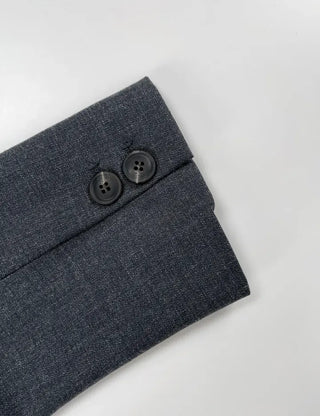 Murphy Heathered Three-Button Jacket