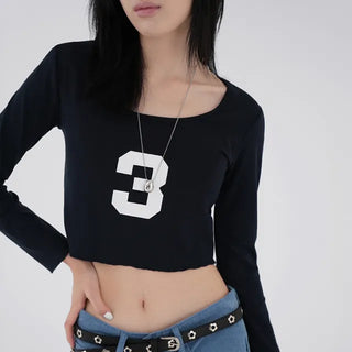 Luce Number Crop Top