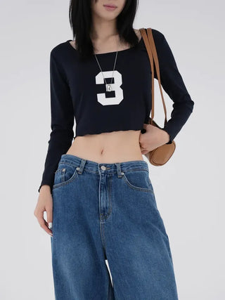 Luce Number Crop Top