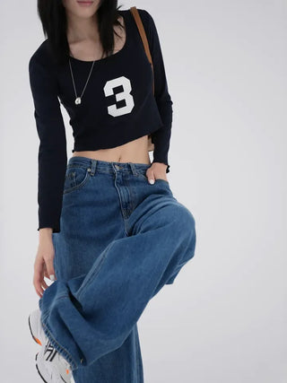 Luce Number Crop Top