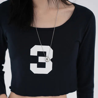 Luce Number Crop Top