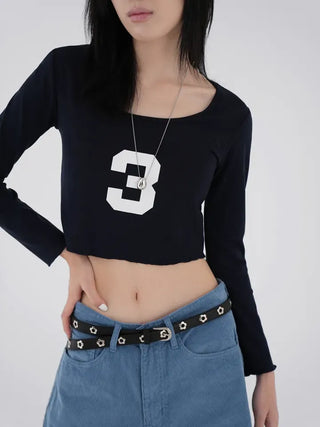 Luce Number Crop Top