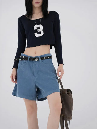 Luce Number Crop Top