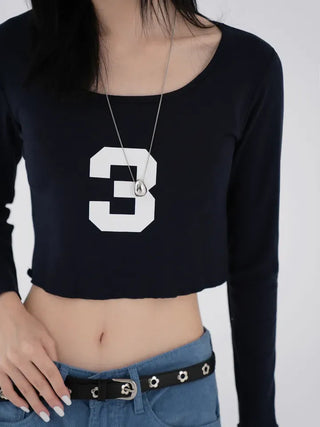 Luce Number Crop Top