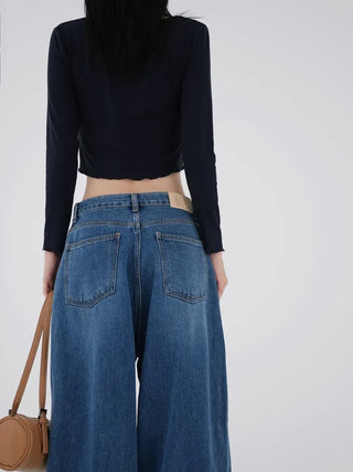 Deve Two-way Button Denim Pants