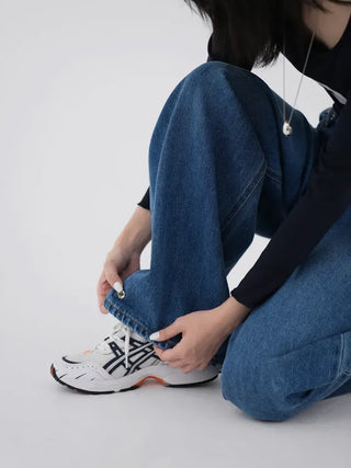 Deve Two-way Button Denim Pants