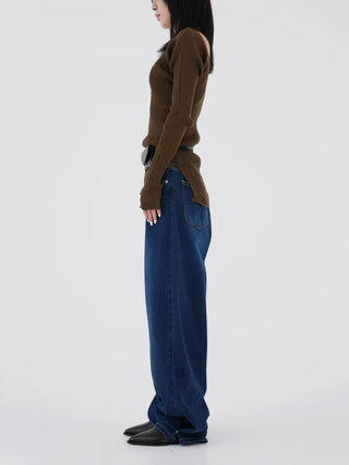Deve Two-way Button Denim Pants
