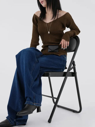 Deve Two-way Button Denim Pants