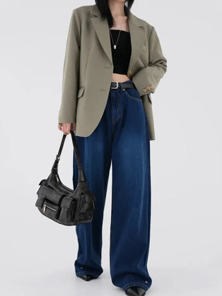 Deve Two-way Button Denim Pants
